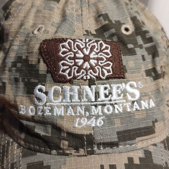 Schnee's Powder Horn Outfitters Velcroback Hat - New - Picture 2 of 7